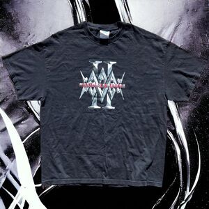 VINTAGE Y2K Disturbed Size Large Tour T-Shirt Music As A Weapon 2 Concert 2003